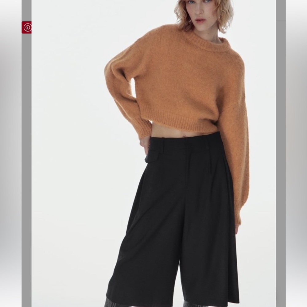 ZARA CROPPED KNIT SWEATER - Picture 7 of 7